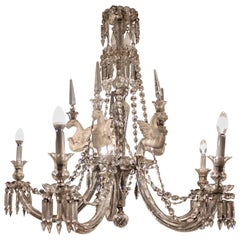 19th Century Baccarat Crystal Chandelier, circa 1860, France