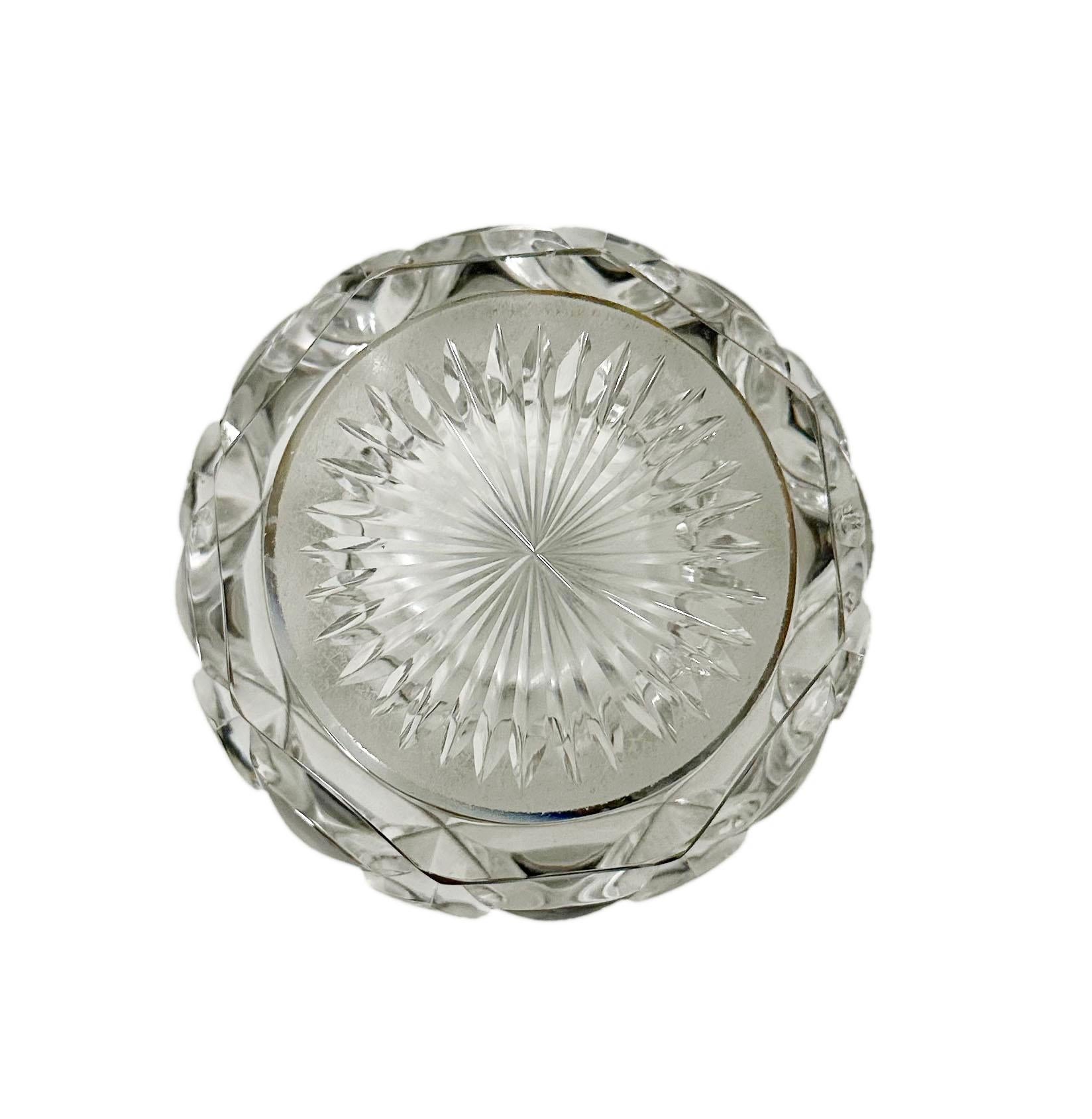 19th Century Baccarat Inkwell In Good Condition For Sale In Tampa, FL