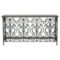 Antique 19th Century Balcony Console Table