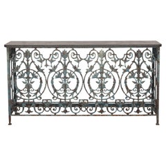 Antique 19th Century Balcony Console Table