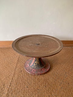 19th Century Balinese Offering Tray / Bowl 'Dulang' with Floral Motif