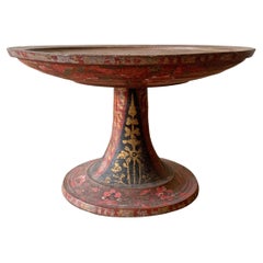 19th Century Balinese Offering Tray / Bowl 'Dulang' with Floral Motif