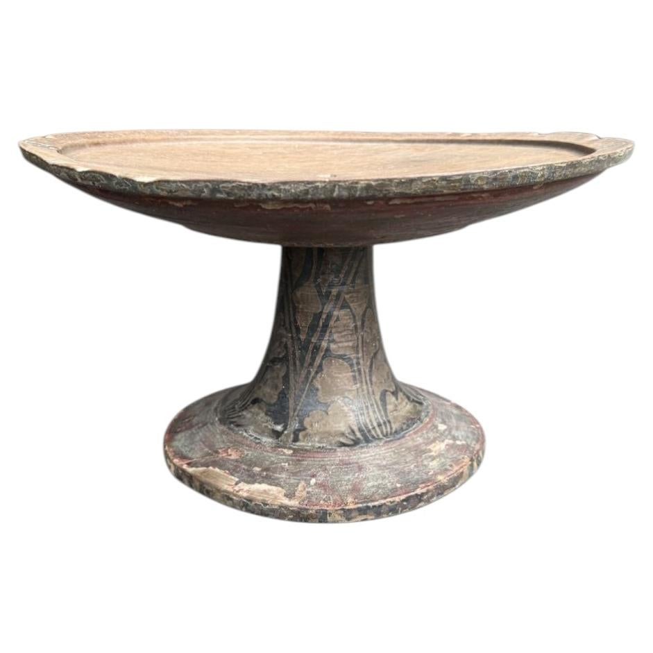 19th Century Balinese Offering Tray / Bowl 'Dulang' with Floral Motif