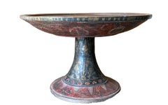 19th Century Balinese Offering Tray / Bowl 'Dulang' with Floral Motif