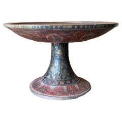 19th Century Balinese Offering Tray / Bowl 'Dulang' with Floral Motif