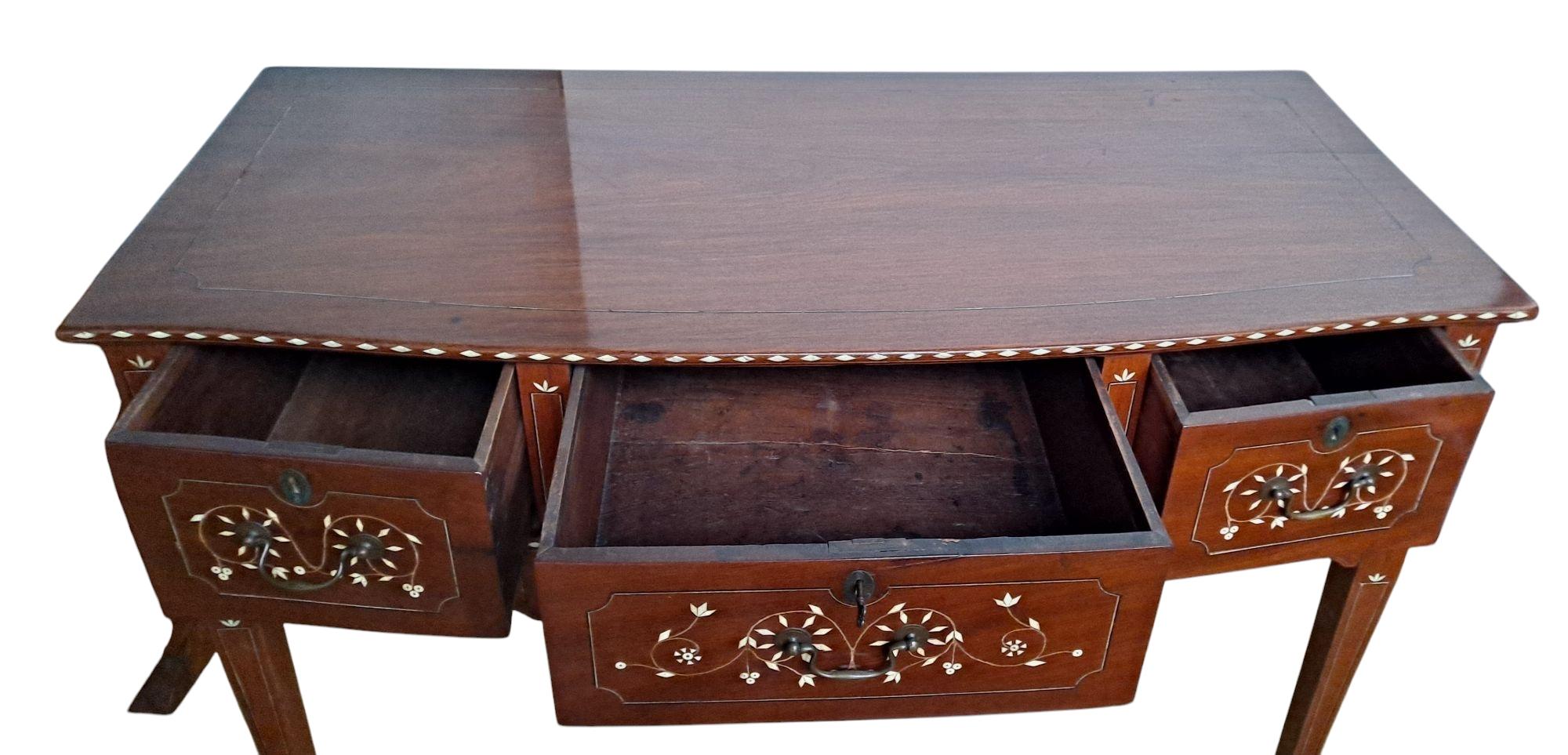 Philippine 19th Century Baliuag/Baliwag Sheraton Style Altar Table/Desk/Sideboard For Sale