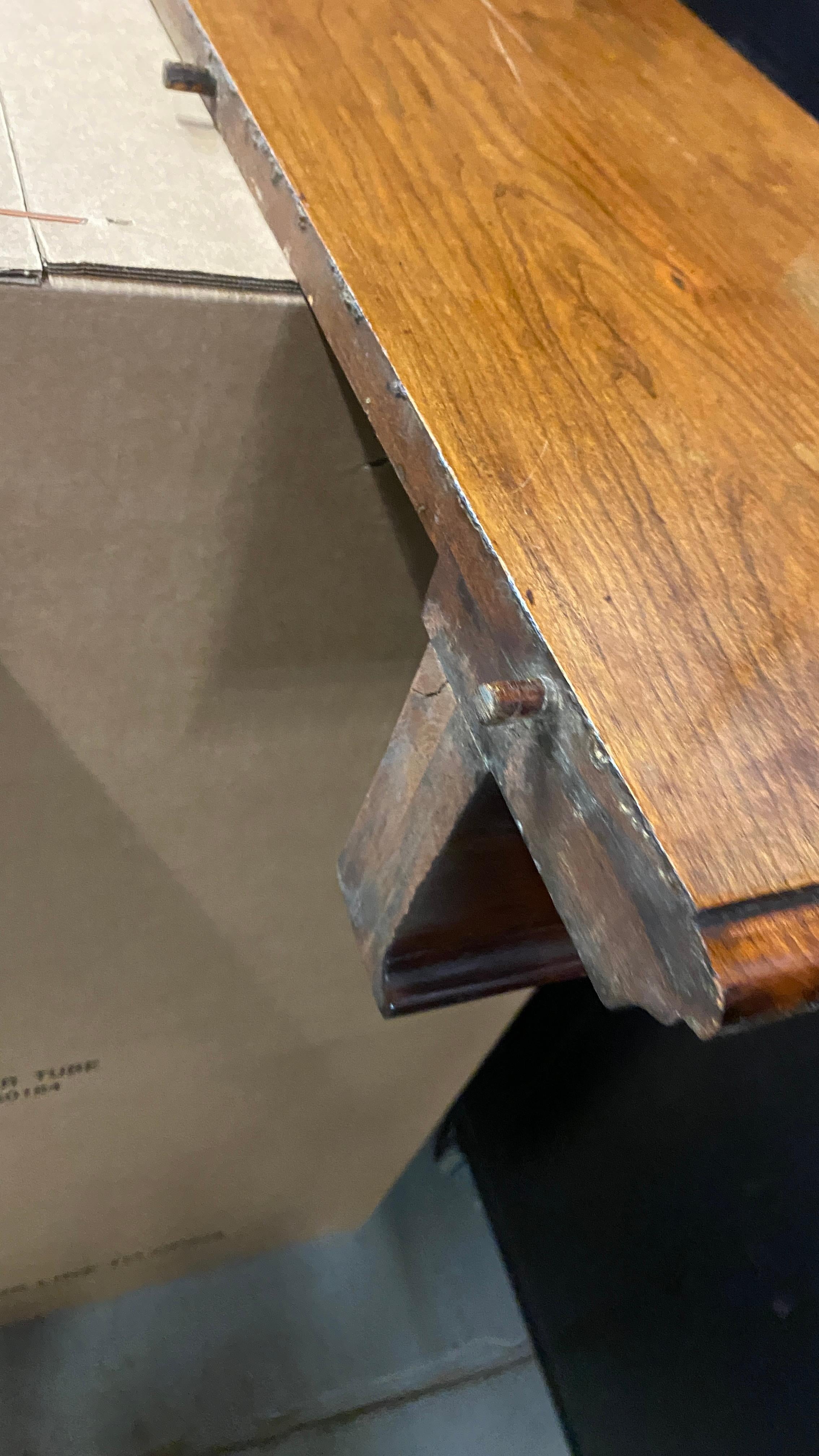 19th Century Ball & Claw Dining Table, Solid Hardwood  For Sale 13