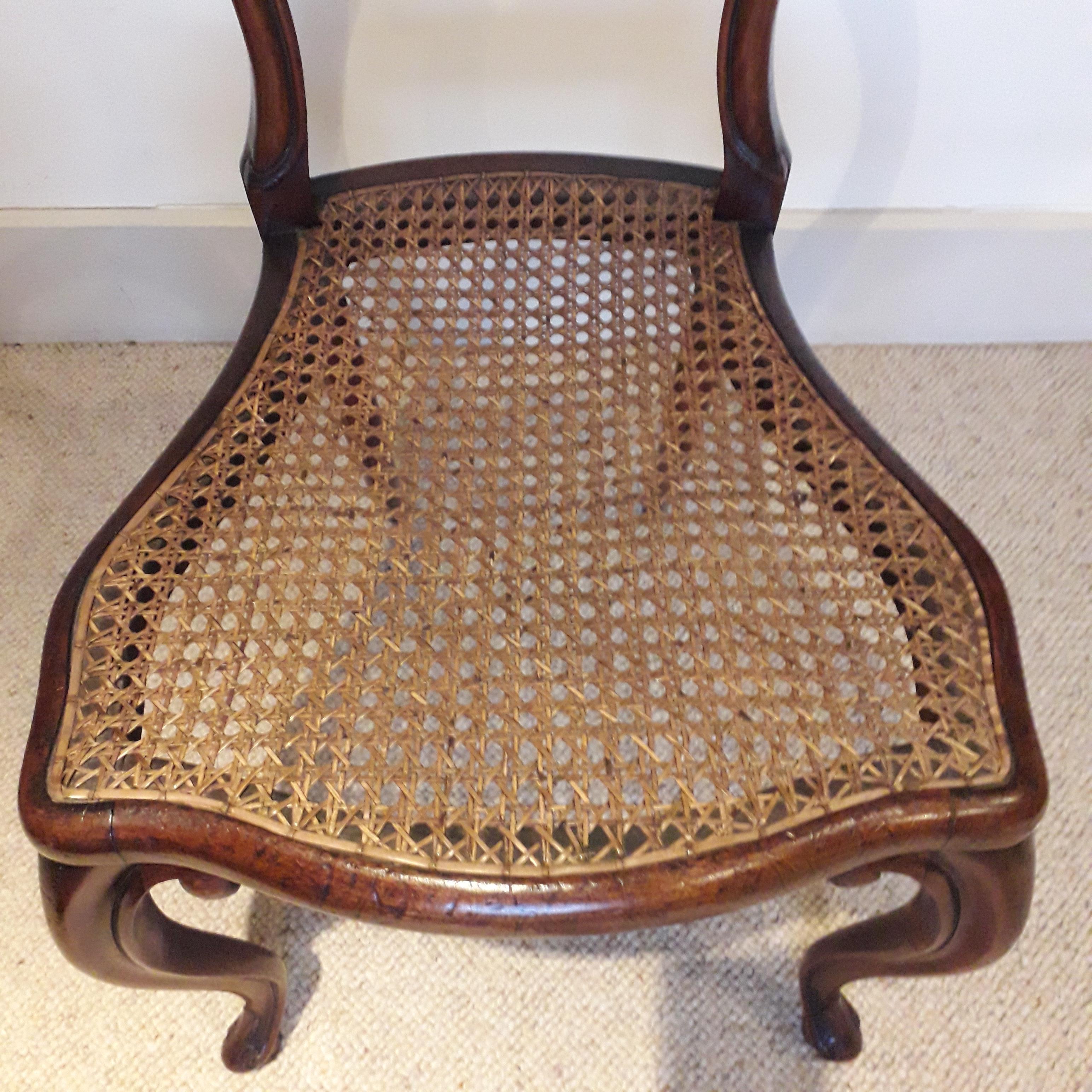 19th Century Balloon Back Bedroom Side Chair In Good Condition In Cranbrook, Kent