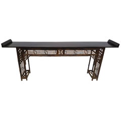 19th Century Bamboo Altar Table