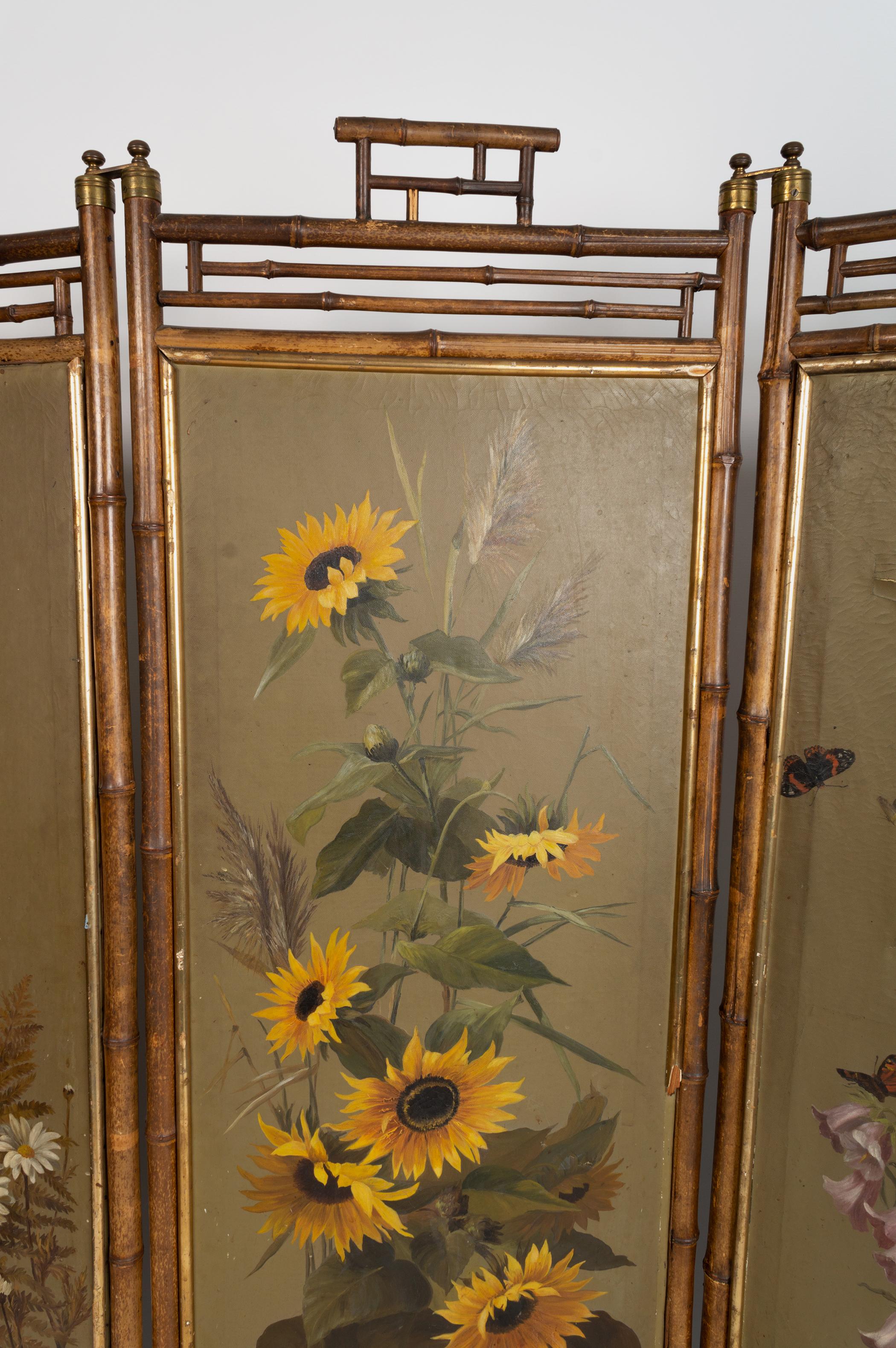 antique chinoiserie screen