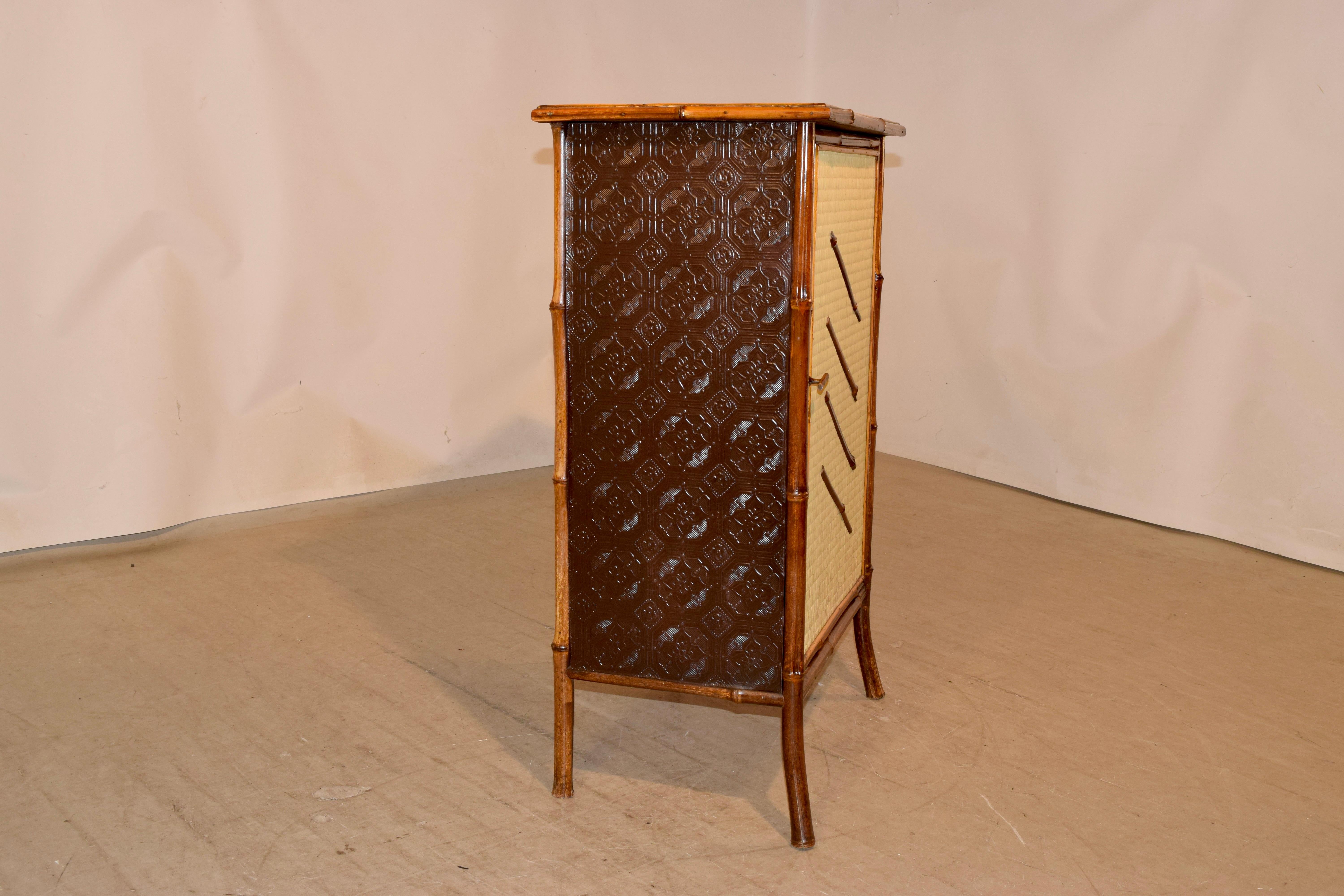19th Century Bamboo Cupboard For Sale 3