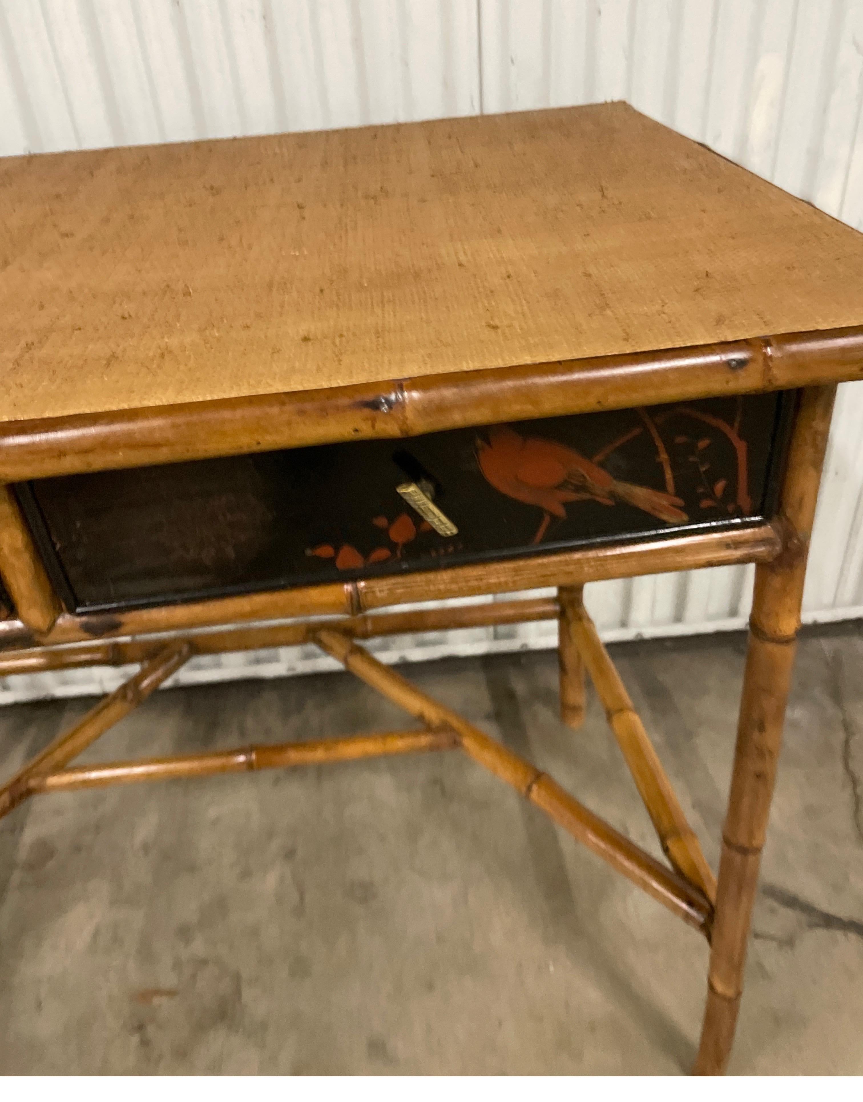 19th Century Bamboo Desk / Writing Table 1