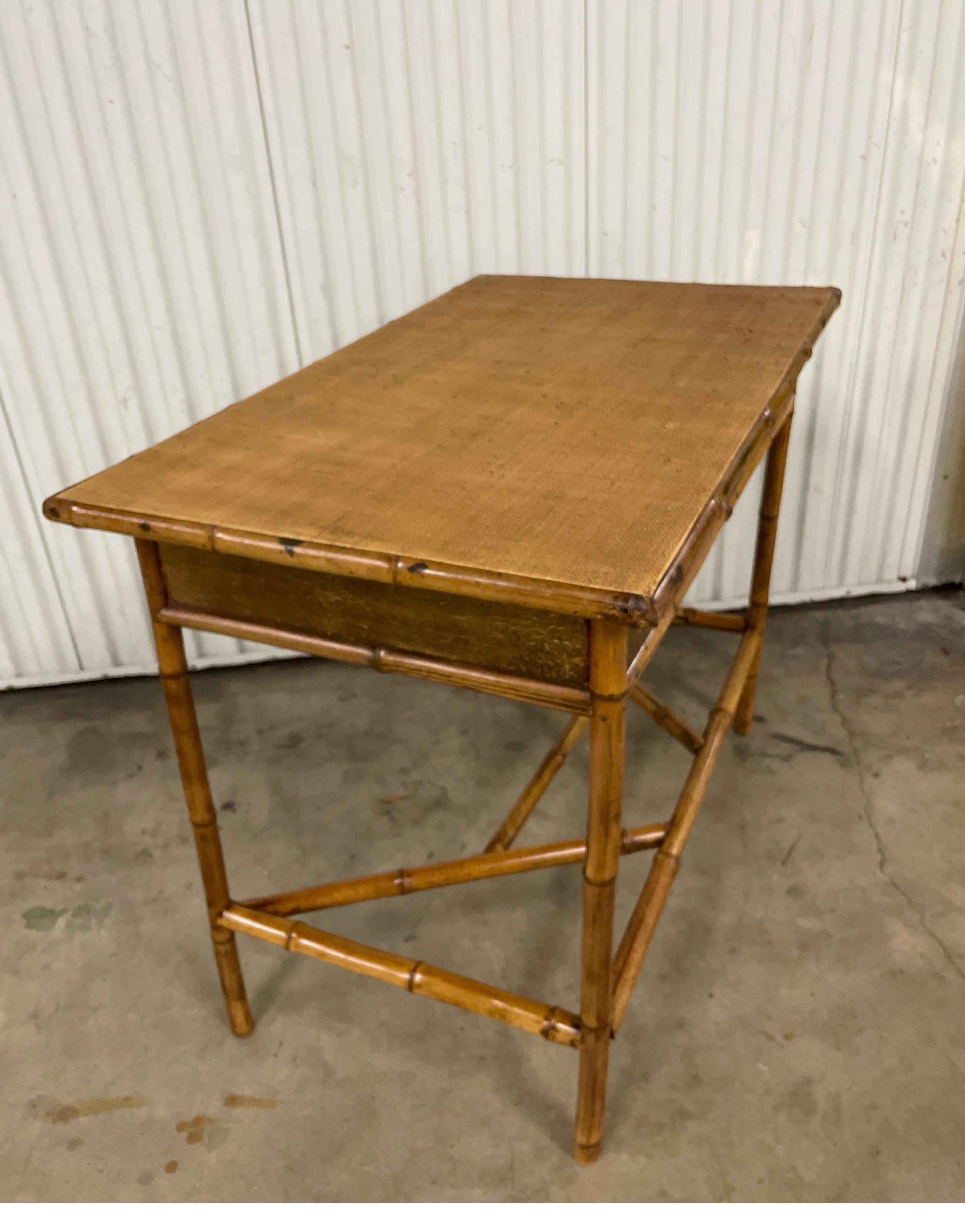 19th Century Bamboo Desk / Writing Table 4