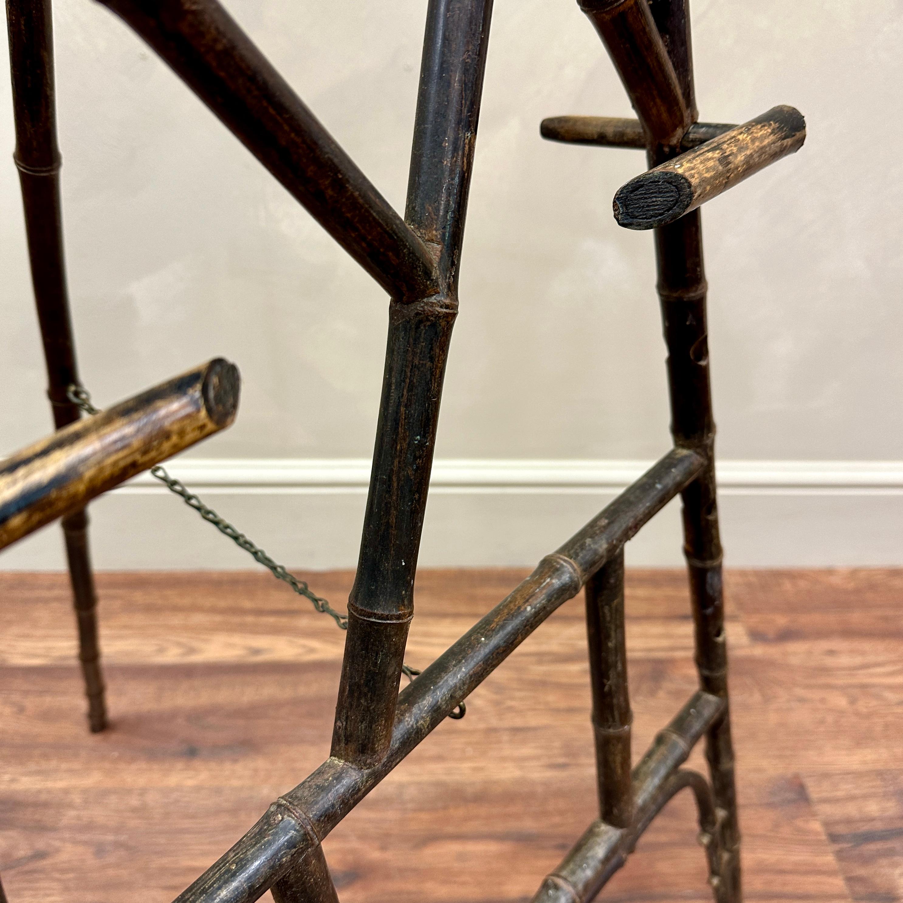 Late 19th Century 19th century Bamboo Easel For Sale