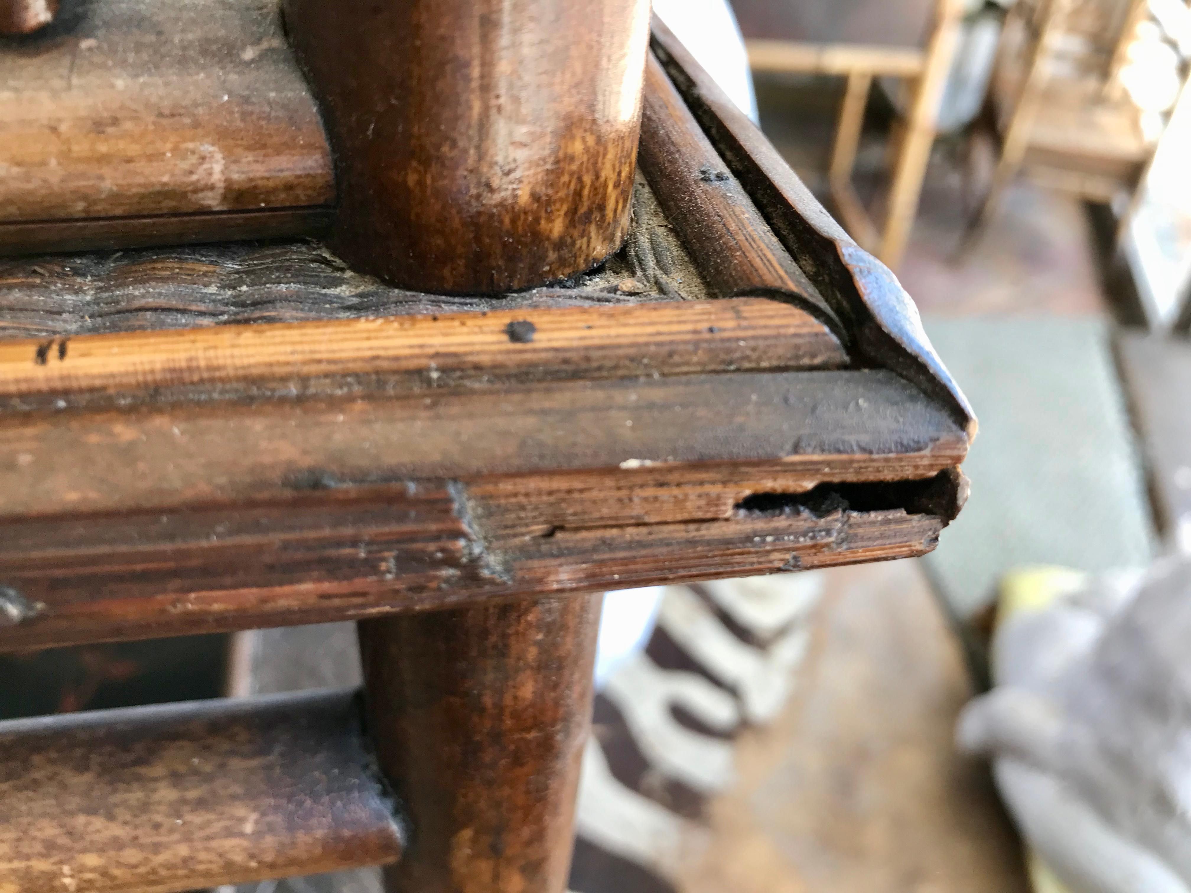 19th Century Bamboo Etagere For Sale 9