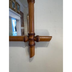 19th Century Bamboo Mirror