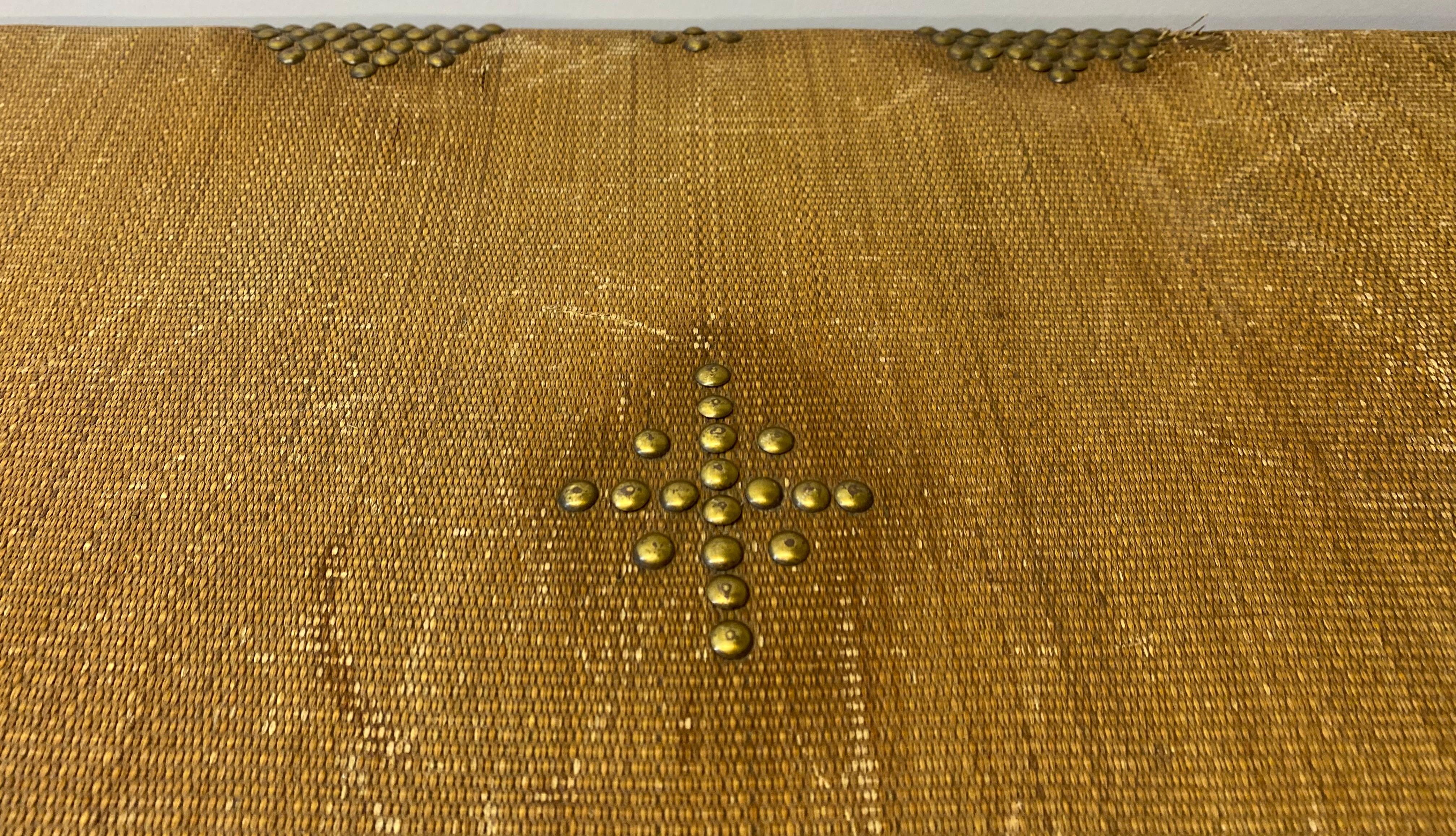 19th Century Bamboo & Rattan Blanket / Games Chest 3