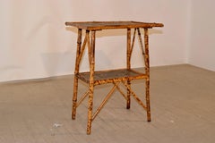 19th Century Bamboo Side Table