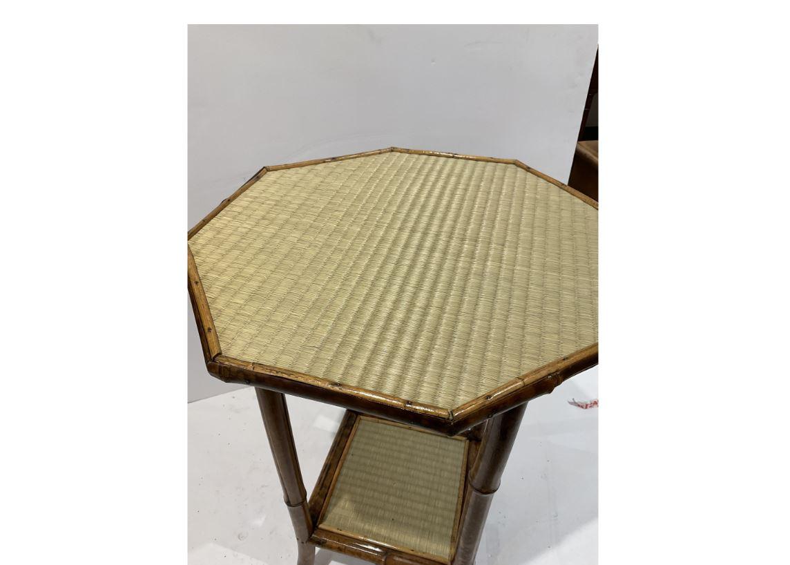 19th Century Bamboo Side Table In Good Condition In Nashville, TN