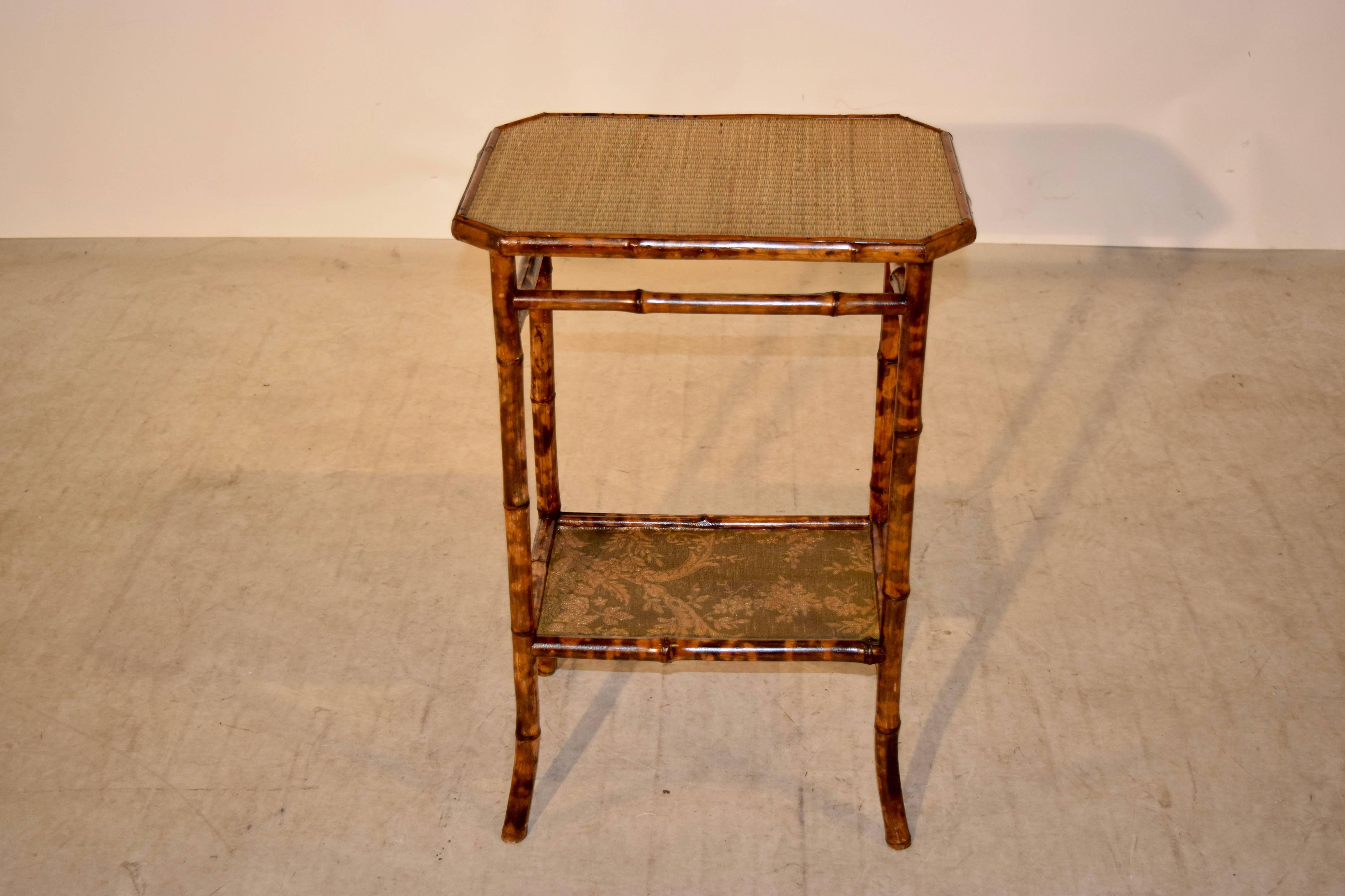 Art Nouveau 19th Century Bamboo Side Table