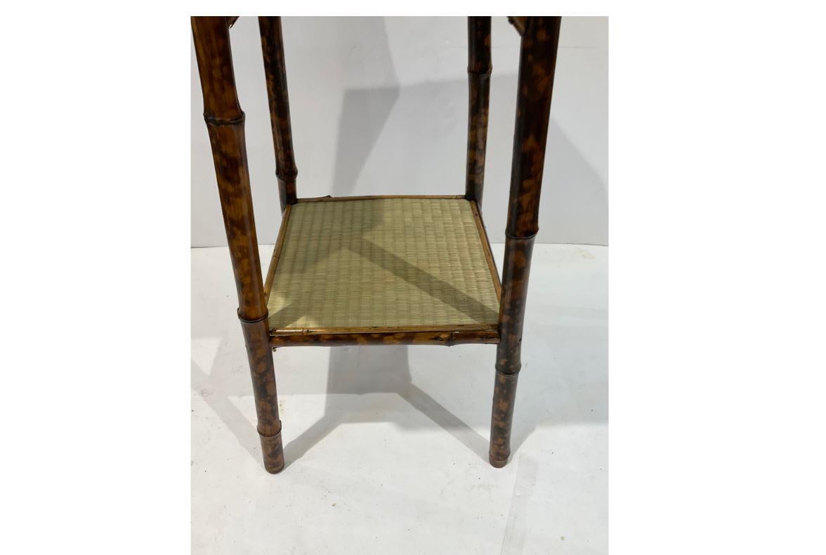 19th Century Bamboo Side Table b5 For Sale 1