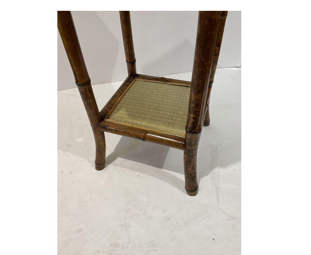 19th Century Bamboo Side Table 1