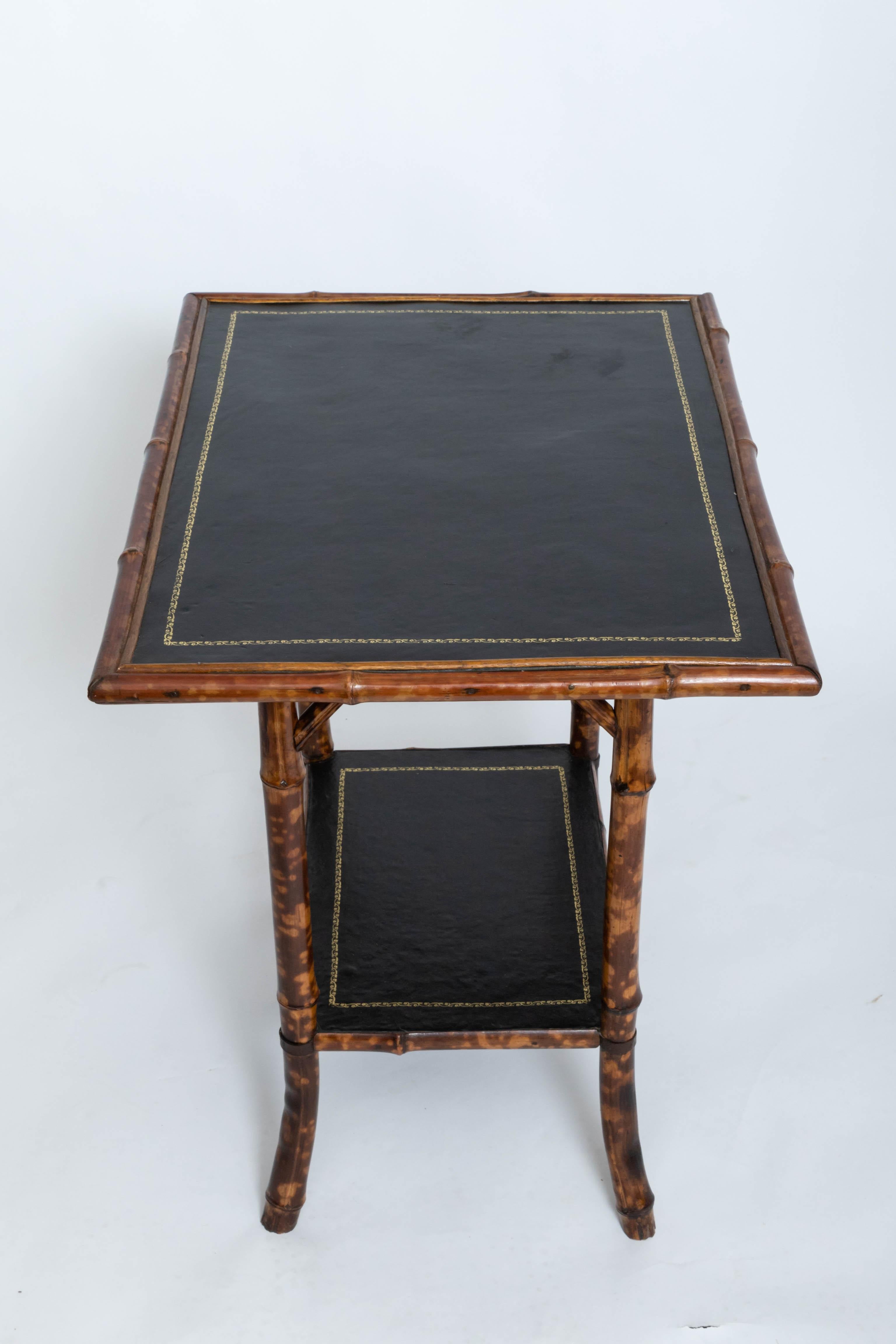 Hand-Crafted 19th Century Bamboo Side Table