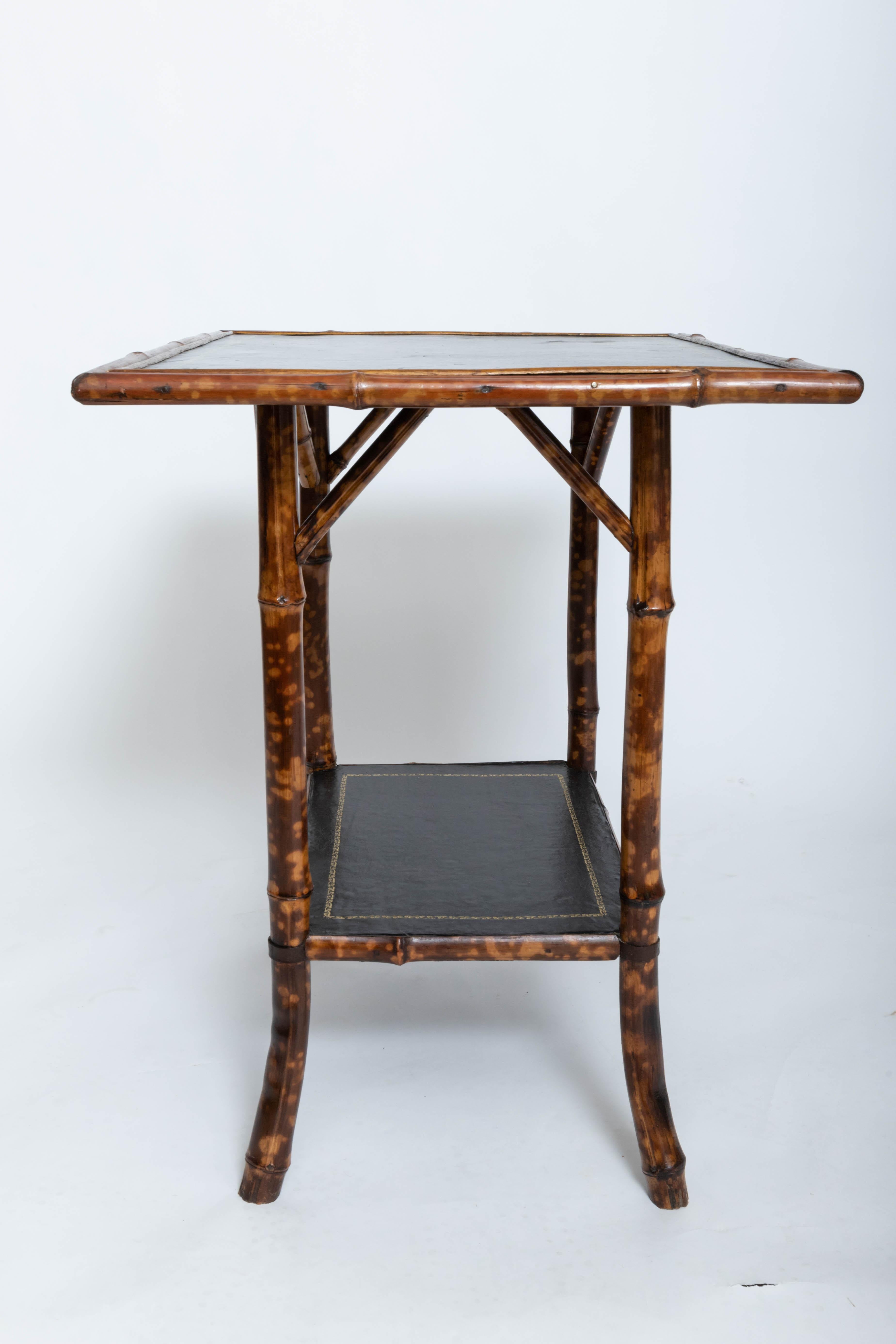 19th Century Bamboo Side Table In Good Condition In East Hampton, NY