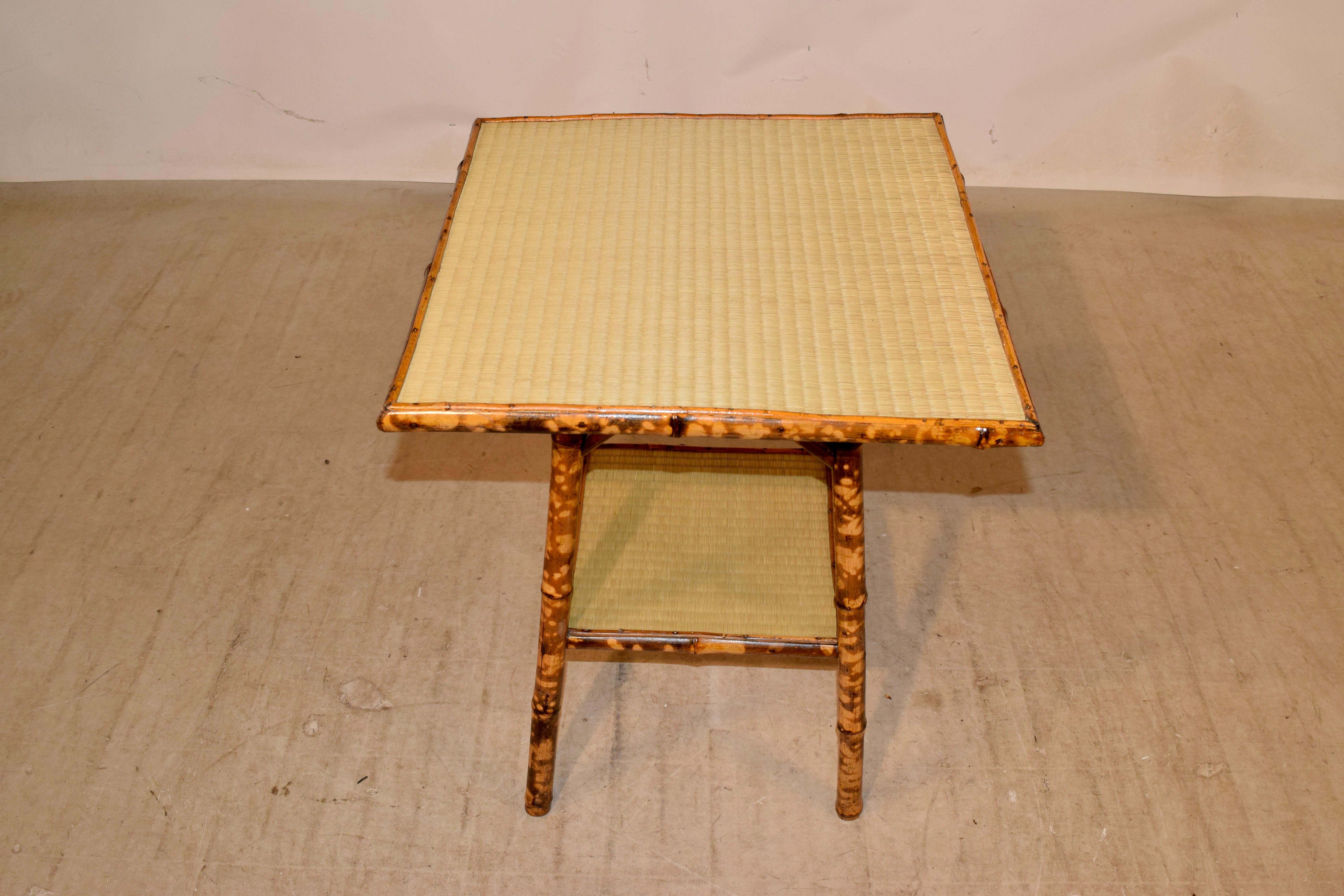 19th Century Bamboo Side Table 1