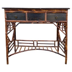 19th Century Bamboo Writing Desk / Table