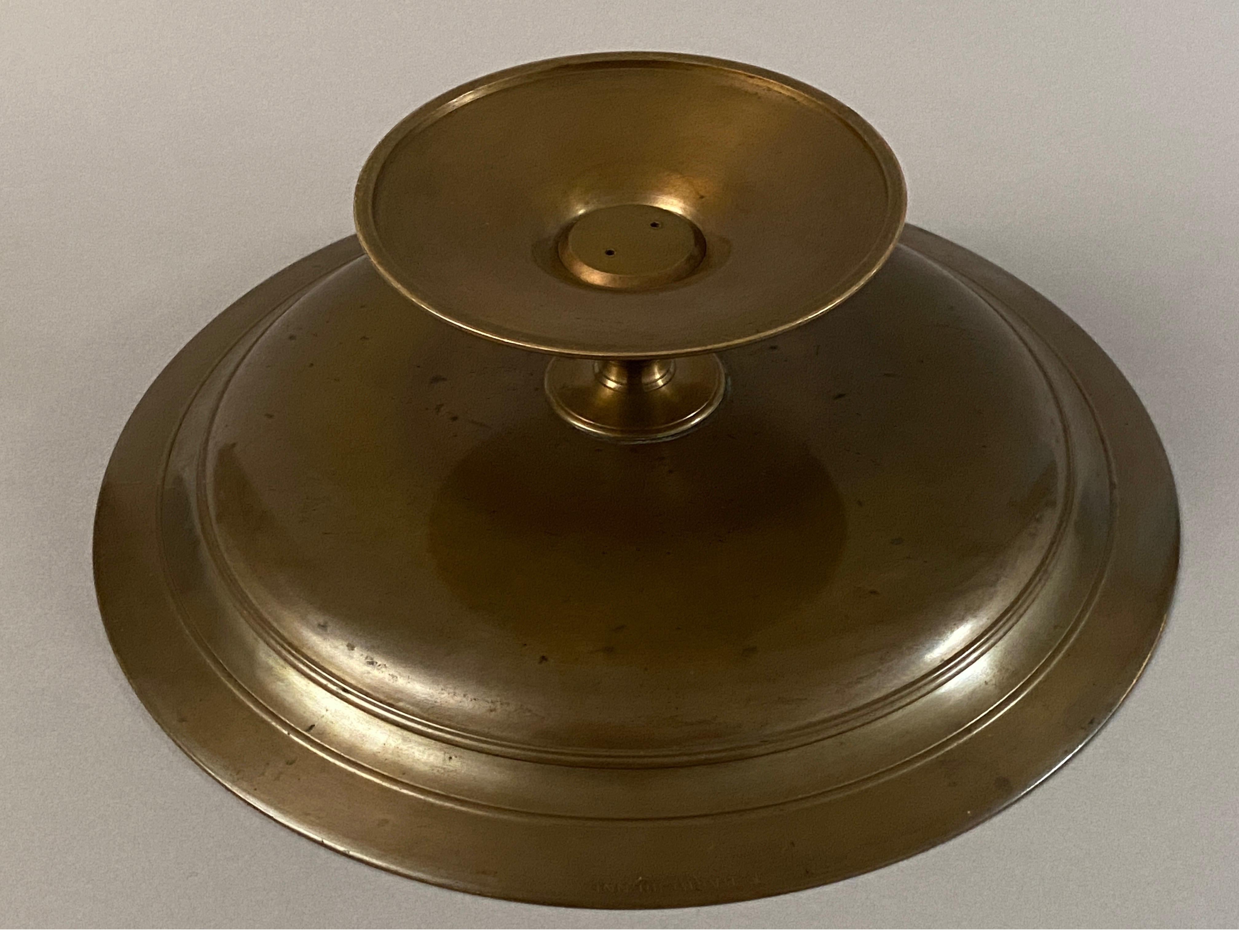 19th Century Tazza Cup in Gilt and Patinated Bronze by Levillain and Barbedienne 1