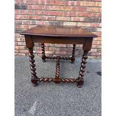 19th Century Barley Twist Side Table