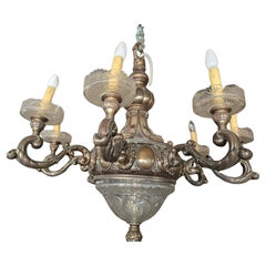 Bronze baroque csillar du 19ème siècle