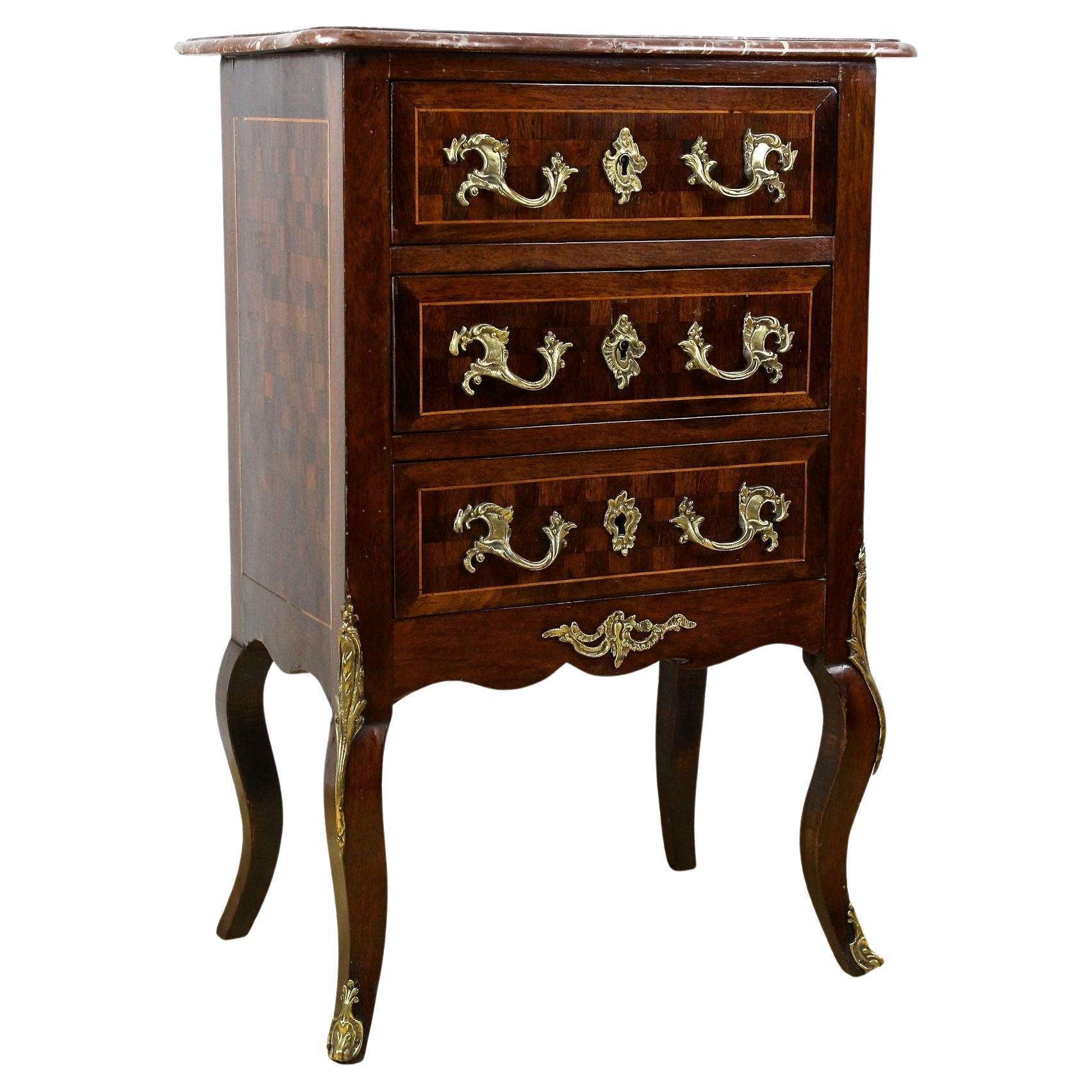 19th Century Baroque Revival Chest of Drawers, France, circa 1880 For Sale