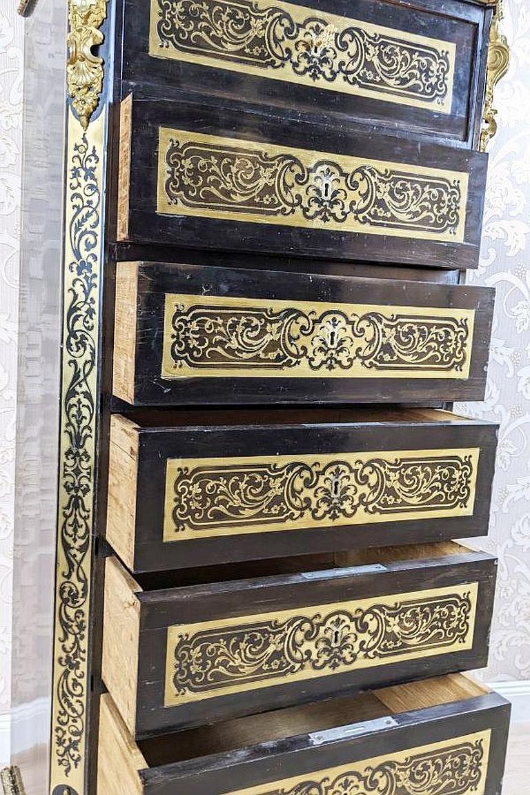 19th-Century Baroque Revival Inlaid Dresser in the Boulle Type For Sale 3