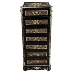 19th-Century Baroque Revival Inlaid Dresser in the Boulle Type