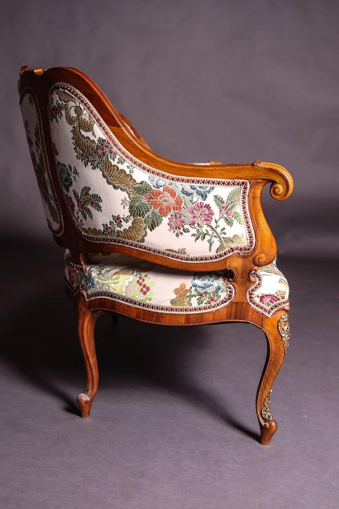 Bronze 19th Century Baroque Saxony Seat Group, 1880 For Sale