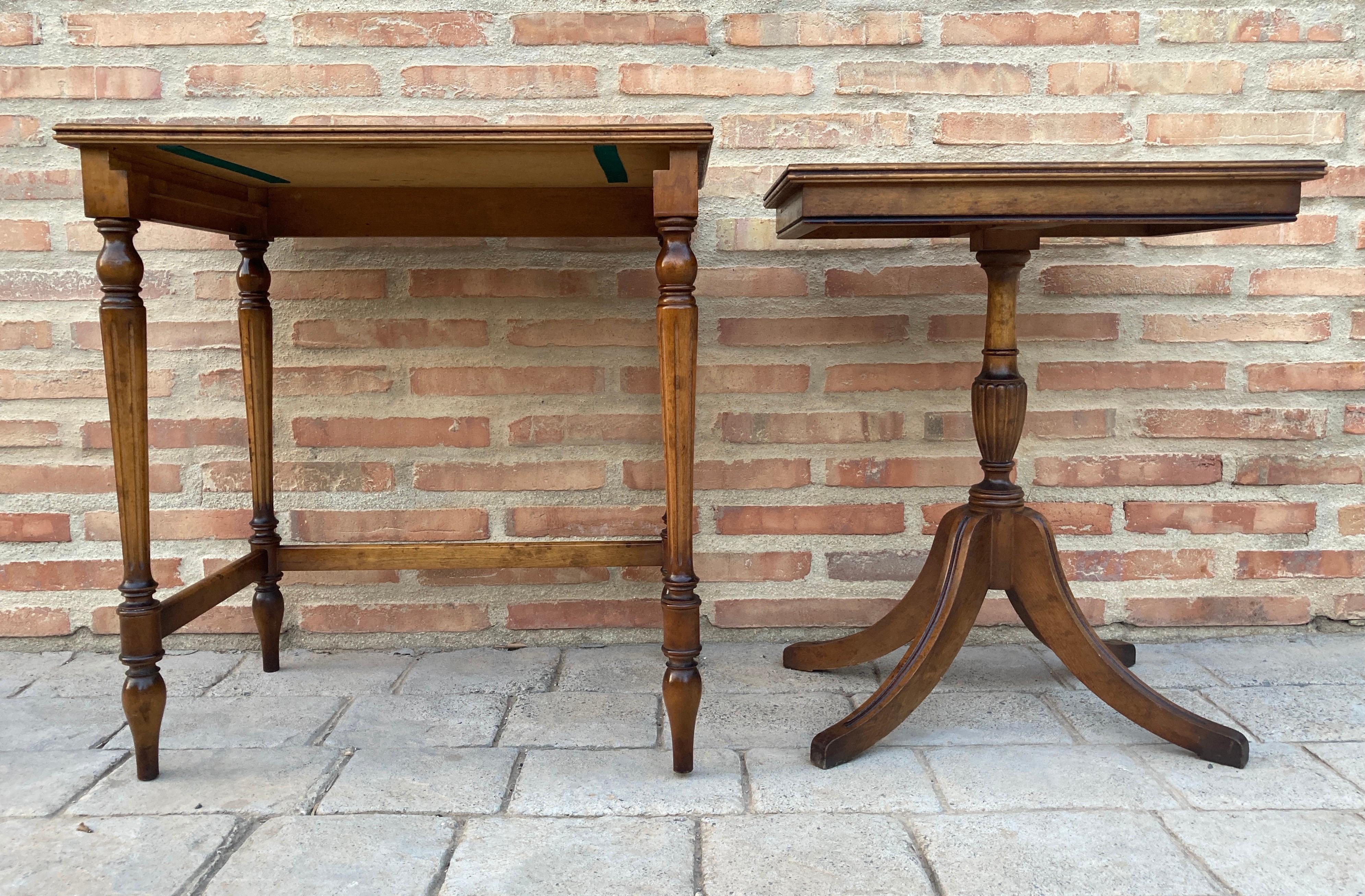 19th Century Baroque Spanish Console or Side Table with Marquetry Top 5