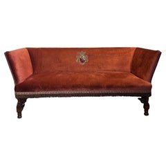 Antique 19th Century Baroque Spanish Sofa