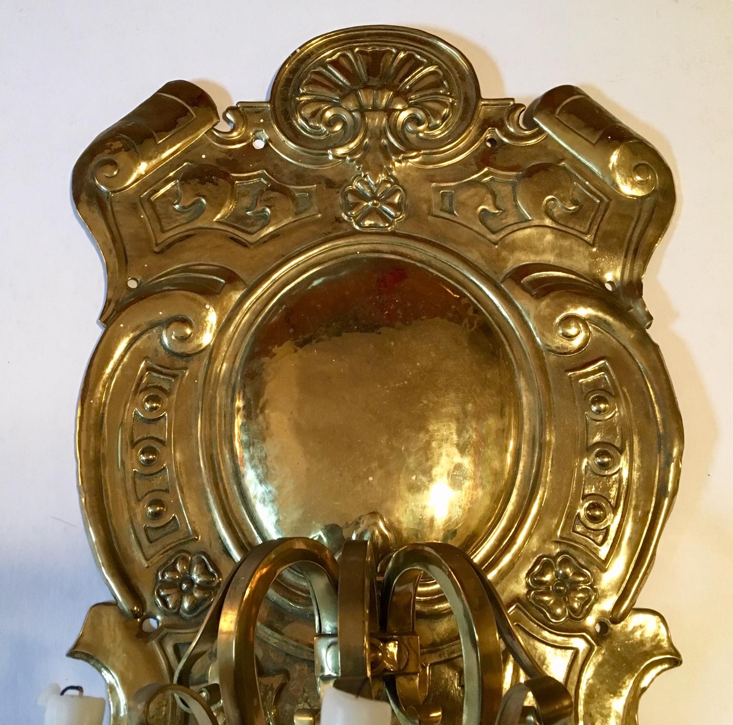 swedish brass wall sconces