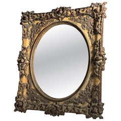 19th-century Baroque-style mirror