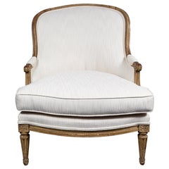 19th Century, Barrel Back, French Chair