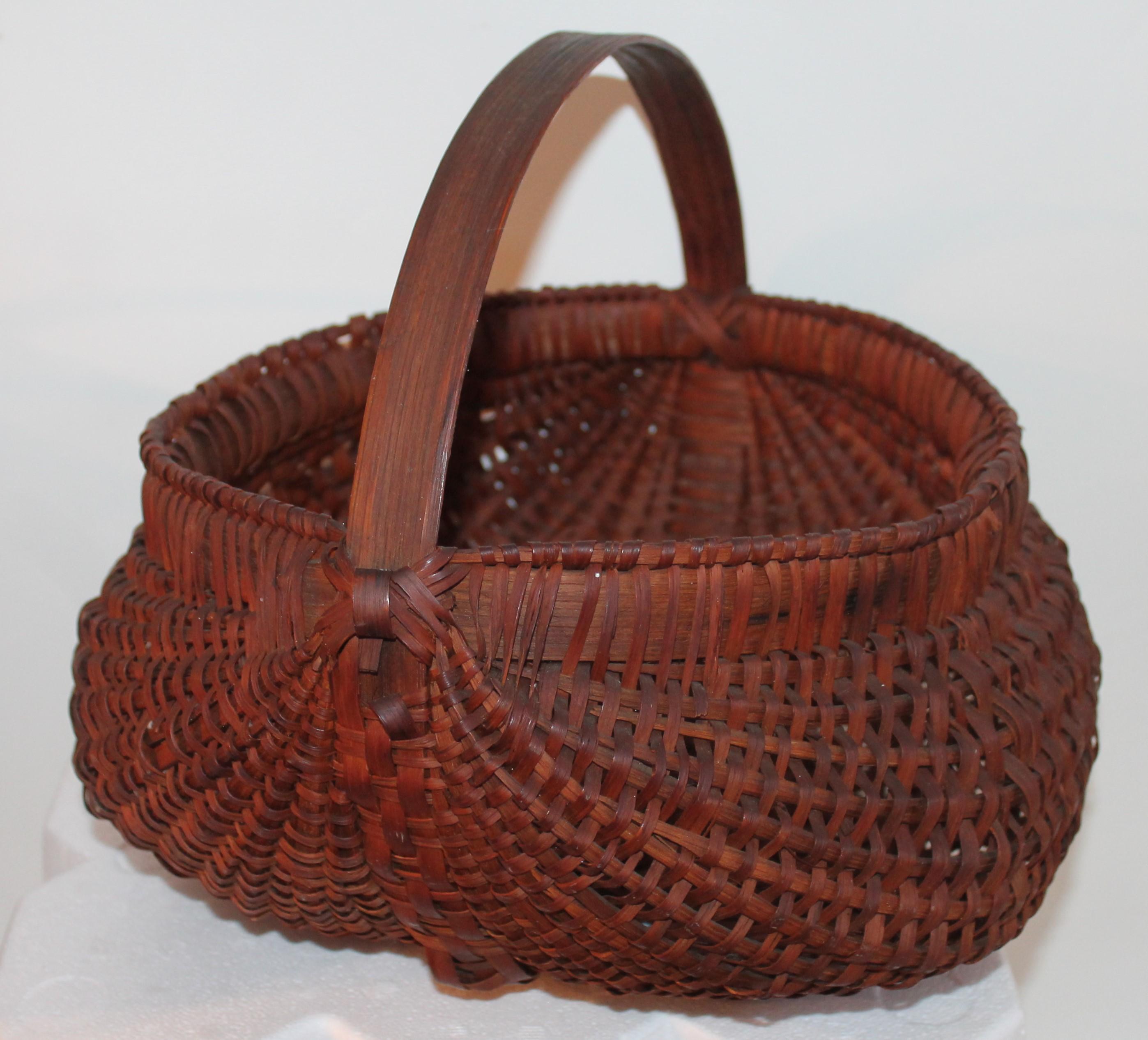 Country 19th Century Basket Collection from Pennsylvania / 6 Pieces