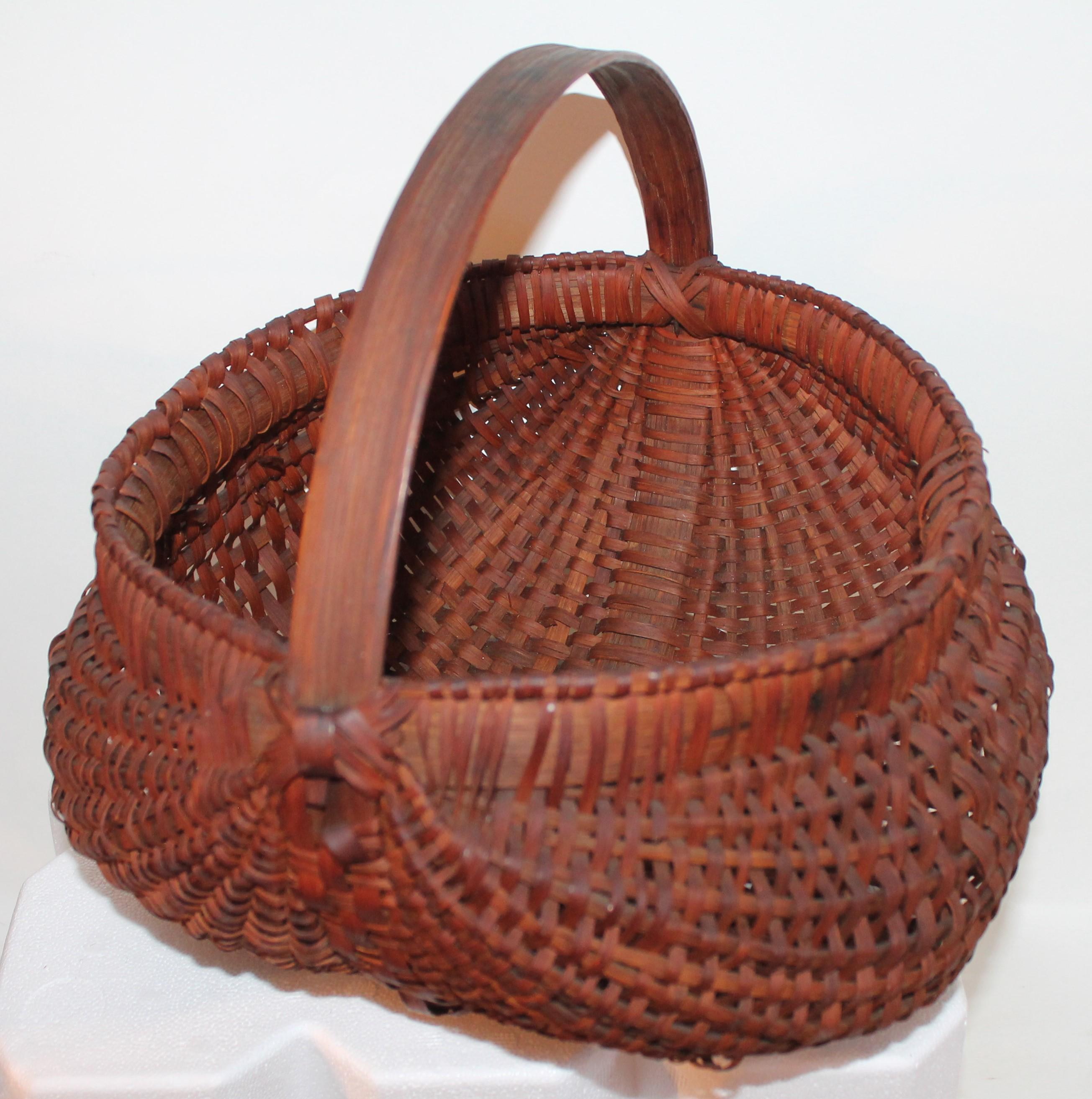 Hand-Crafted 19th Century Basket Collection from Pennsylvania / 6 Pieces