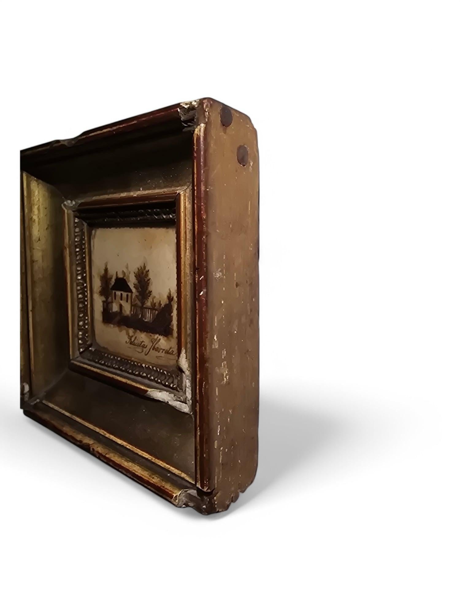 Baskenland-Miniatur-Souvenir aus dem 19. Jahrhundert (Spätes 19. Jahrhundert) im Angebot