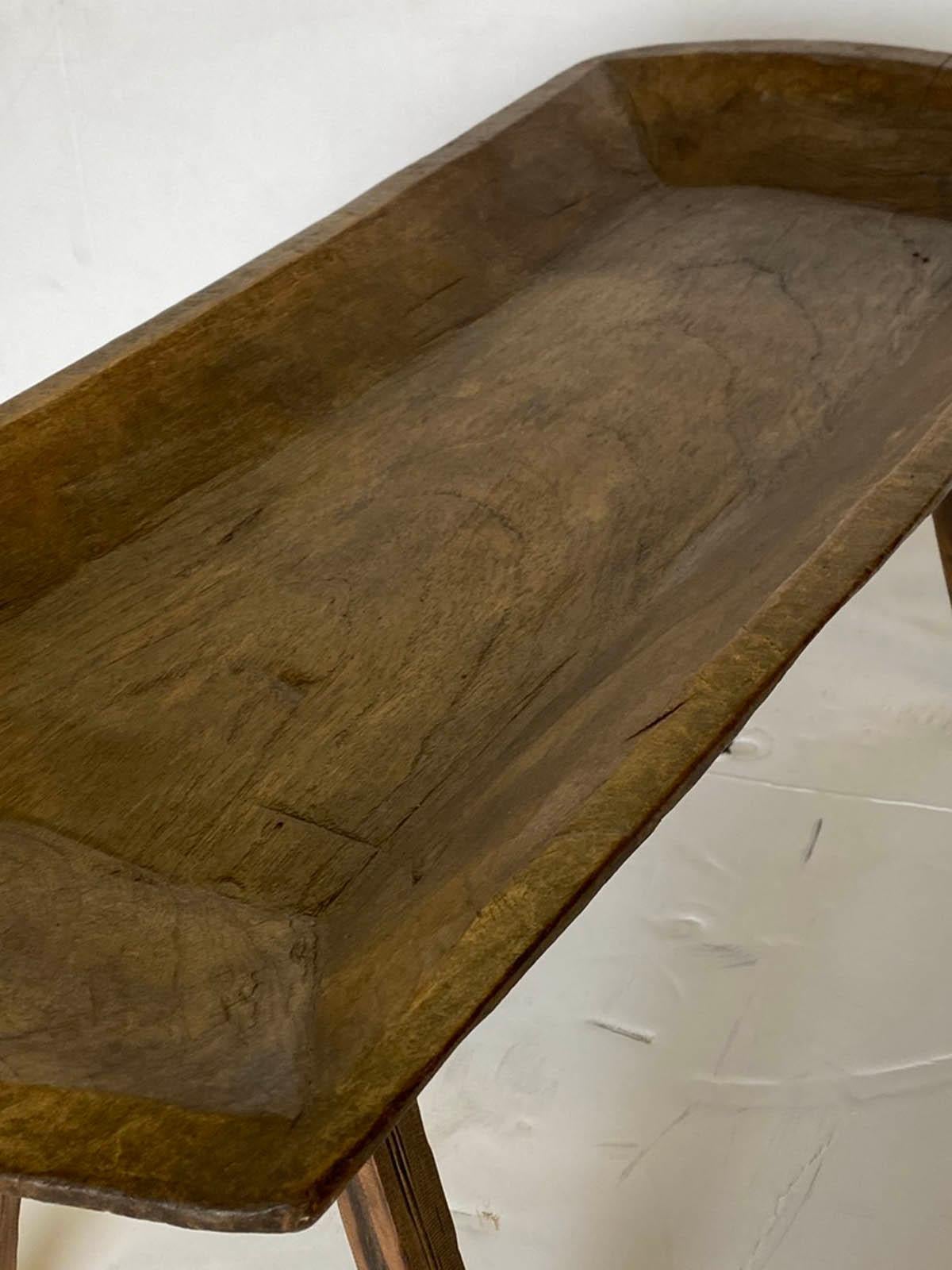 Wood 19th Century Batea, Tray Table