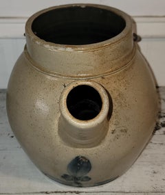 19th Century Batter Jug With Blue Decoration