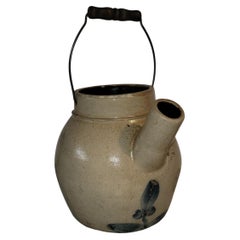 19th Century Batter Jug With Blue Decoration