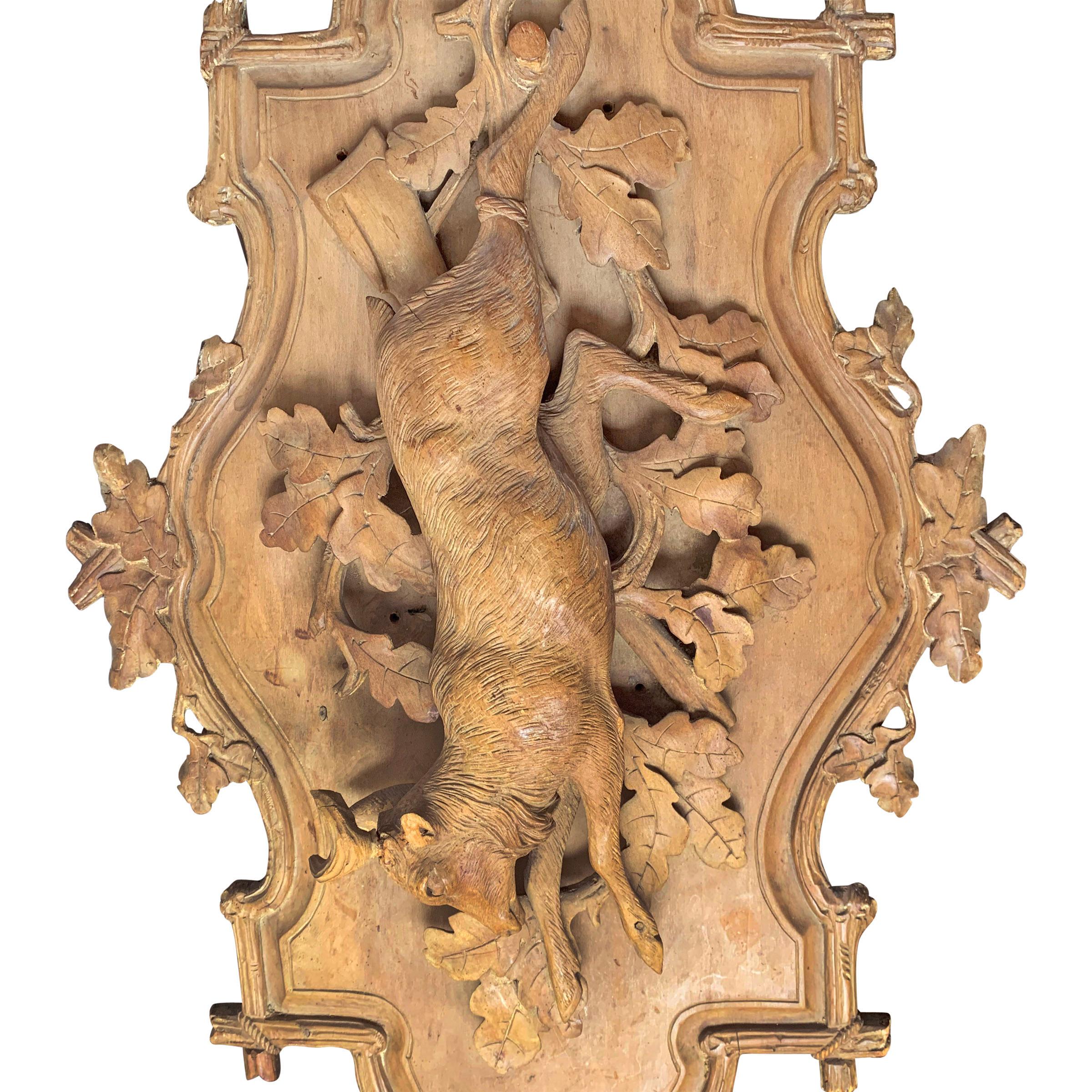 Country plaque de chasse bavaroise du 19ème siècle en vente