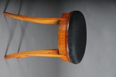 19th Century Beautiful antique stool, cherry wood